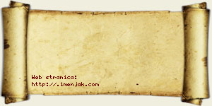 Milana Đaković vizit kartica